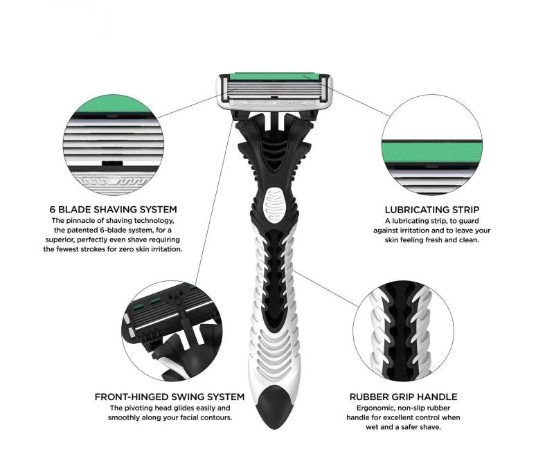 خودتراش مردانه دورکو مدل Pace 6 بسته سه عددی