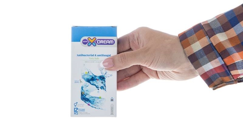 کاندوم ایکس دریم مدل Antibacterial And Antifungal بسته 12 عددی کاندوم ایکس دریم مدل Antibacterial And Antifungal بسته 12 عددی