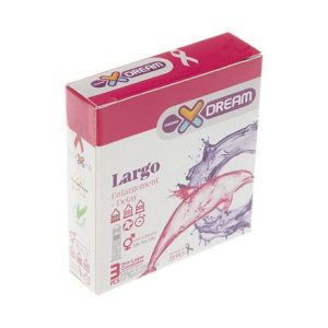 کاندوم ایکس دریم مدل LARGO بسته 3 عددی