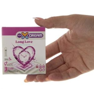 کاندوم ایکس دریم مدل Long Love بسته 3 عددی