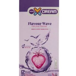 کاندوم ایکس دریم مدل Flavour Wave بسته 12 عددی