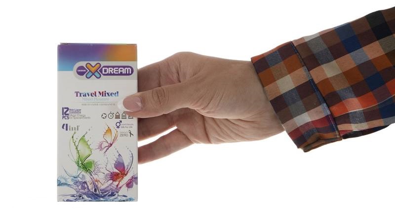 کاندوم ایکس دریم مدل Travel Mixed بسته 12 عددی کاندوم ایکس دریم مدل Travel Mixed بسته 12 عددی