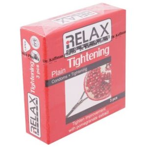 کاندوم ریلکس مدل TIGHTENING PLAIN بسته 3 عددی