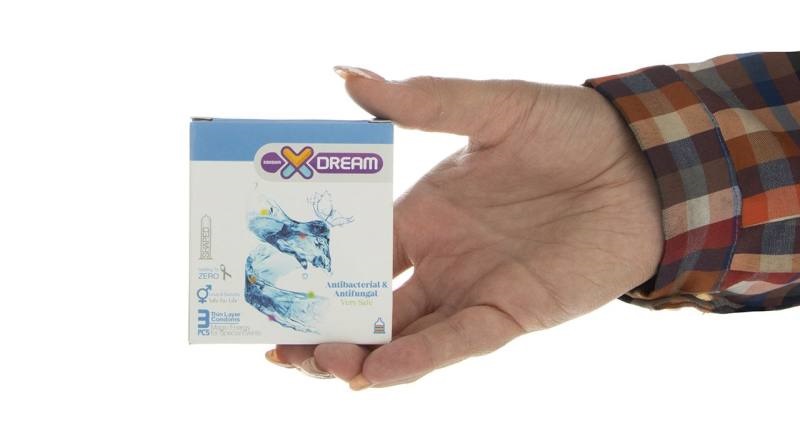 کاندوم ایکس دریم مدل Antibacterial And Antifungal بسته 3 عددی کاندوم ایکس دریم مدل Antibacterial And Antifungal بسته 3 عددی
