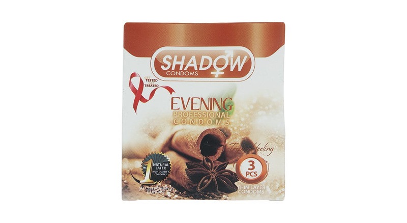 کاندوم شادو مدل Evening بسته 3 عددی