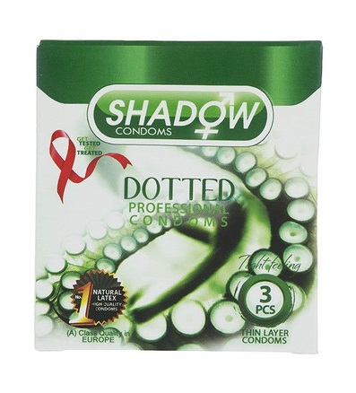 کاندوم شادو مدل Dotted بسته 3 عددی