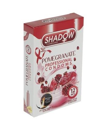 کاندوم شادو مدل Pomegranate بسته 12 عددی کاندوم شادو مدل Pomegranate بسته 12 عددی