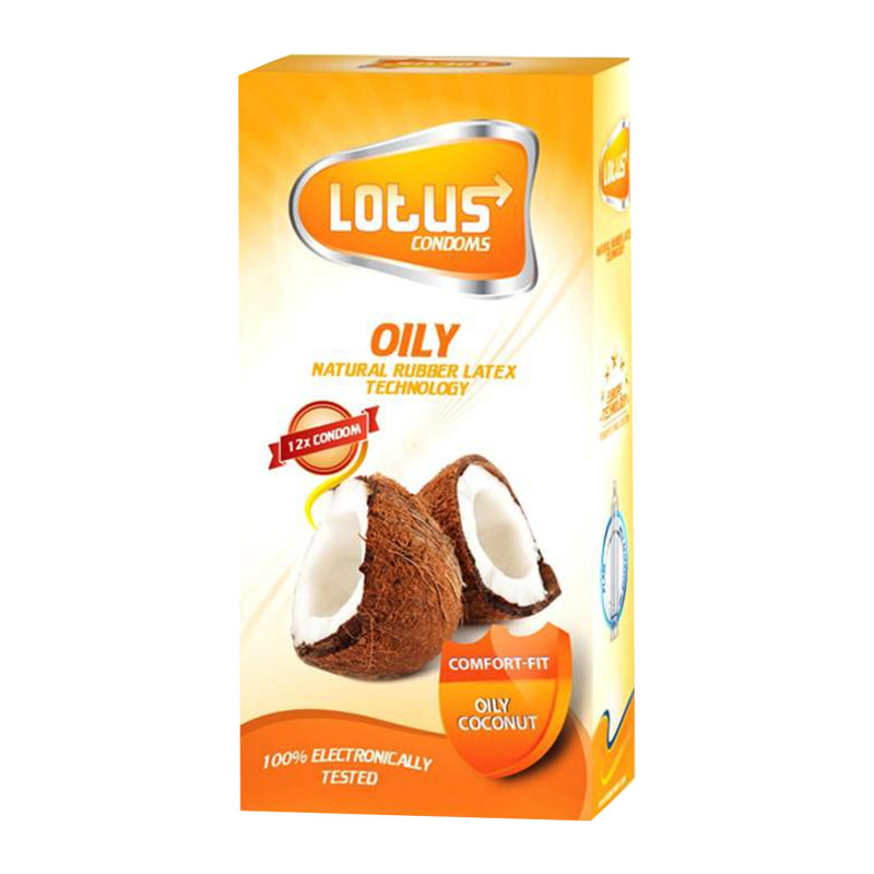 کاندوم لوتوس مدل Oily بسته 12 عددی