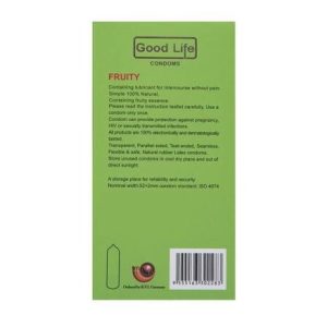 کاندوم گودلایف مدل Fruity بسته 12 عددی