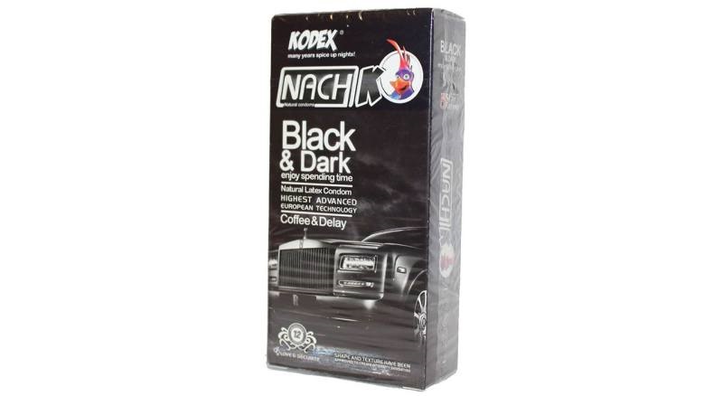 کاندوم ناچ کدکس مدل Black & Dark بسته 12 عددی