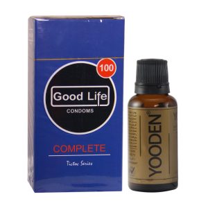 کاندوم گودلایف مدل Complete بسته 12 عددی به همراه روغن یودن