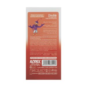 کاندوم ناچ کدکس مدل Double Pomegranate مجموعه 2 عددی
