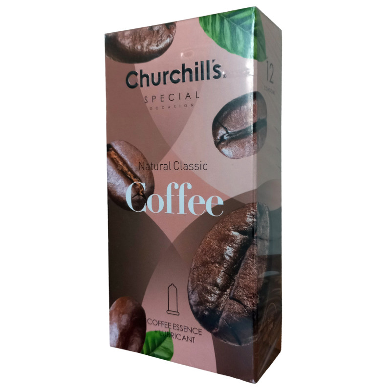 کاندوم چرچیلز مدل Coffee مجموعه 2 عددی