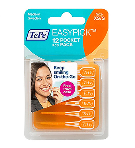 مسواک بین دندانی مدل EasyPick سایز XS/S بسته 12 عددی ته په