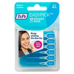 مسواک بین دندانی مدل EasyPick سایز M/L بسته 12 عددی ته په