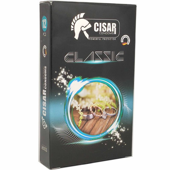 کاندوم سزار مدل classic مجموعه 12 عددی