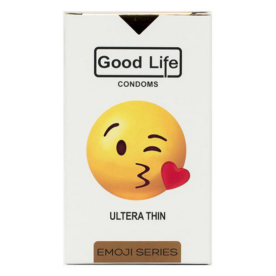 کاندوم گودلایف سری ایموجی مدل Ultera Thin بسته 6 عددی