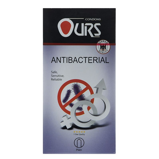 کاندوم اورز مدل Antibacterial And Antifungal بسته 12 عددی