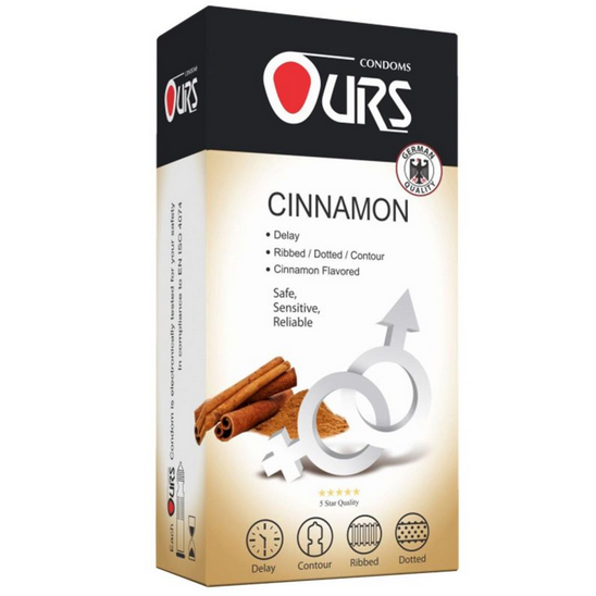 کاندوم اورز مدل Cinnamon بسته 12 عددی