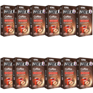 کاندوم ناچ کدکس مدل Coffe بسته 12 عددی
