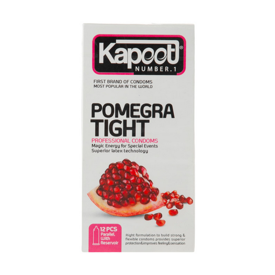 کاندوم کاپوت مدل pomegra tight بسته 12 عددی