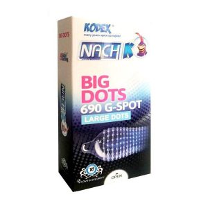 کاندوم لمورکس کد L-3x81 به همراه کاندوم ناچ کدکس مدل BIG DOTS