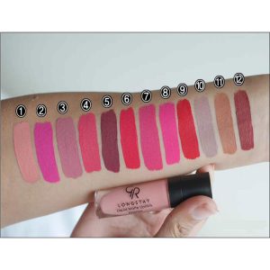 رژ لب مایع مات بادوام گلدن رز 2