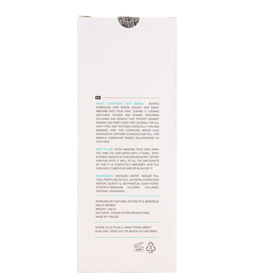 سرم مو کامپاند حجم 250 میل بویسا