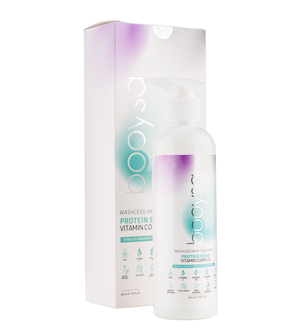 ماسک مو بدون آبکشی بمب پروتئین ویتامین حجم 250 میل بویسا ماسک مو بدون آبکشی بمب پروتئین ویتامین حجم 250 میل بویسا