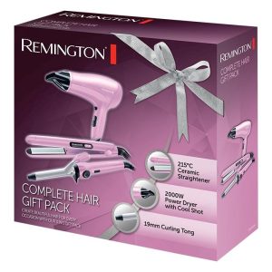 مجموعه سشوار و اتو و فر کننده مو رمینگتون مدل CI5219GPR4