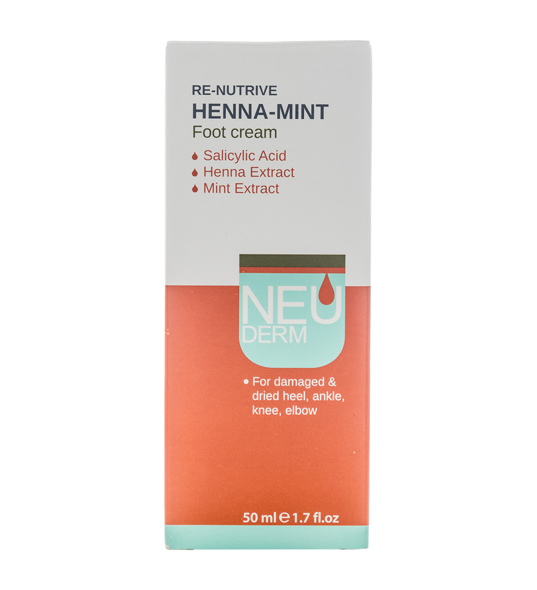 کرم ترک پا حنا و نعنا نئودرم کرم ترک پا حنا و نعنا نئودرم