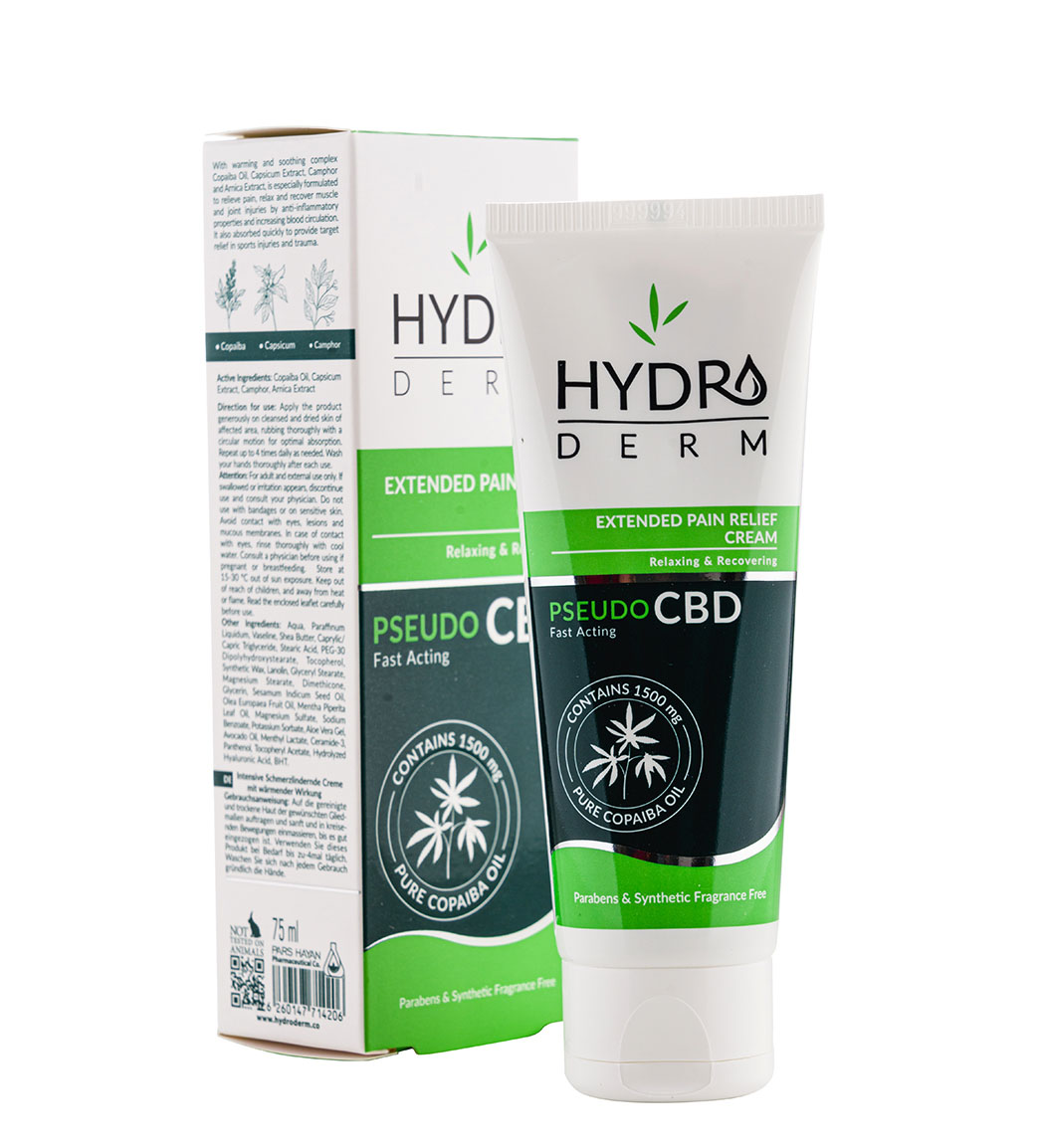 کرم ماساژ CBD حجم 75میل هیدرودرم