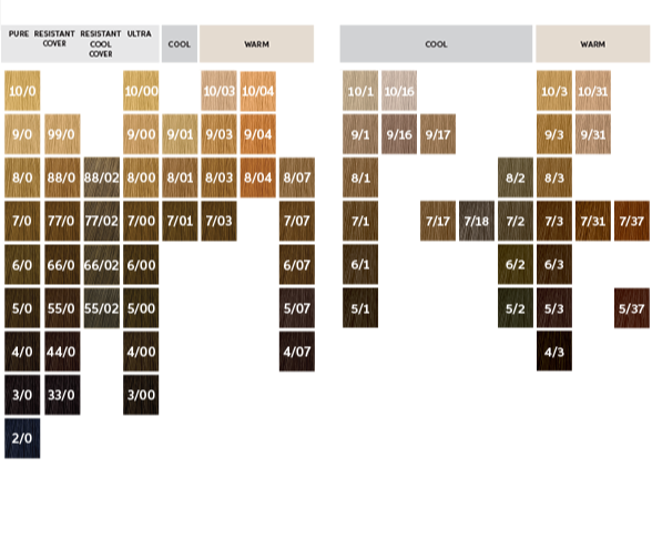 کیت رنگ مو نچرالز حجم 50 میل ولا